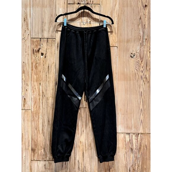 Roque Italy Womens Black Athleisure Top & Bottom Elevated Sweats Set XS-6 W/ Str - Picture 8 of 11